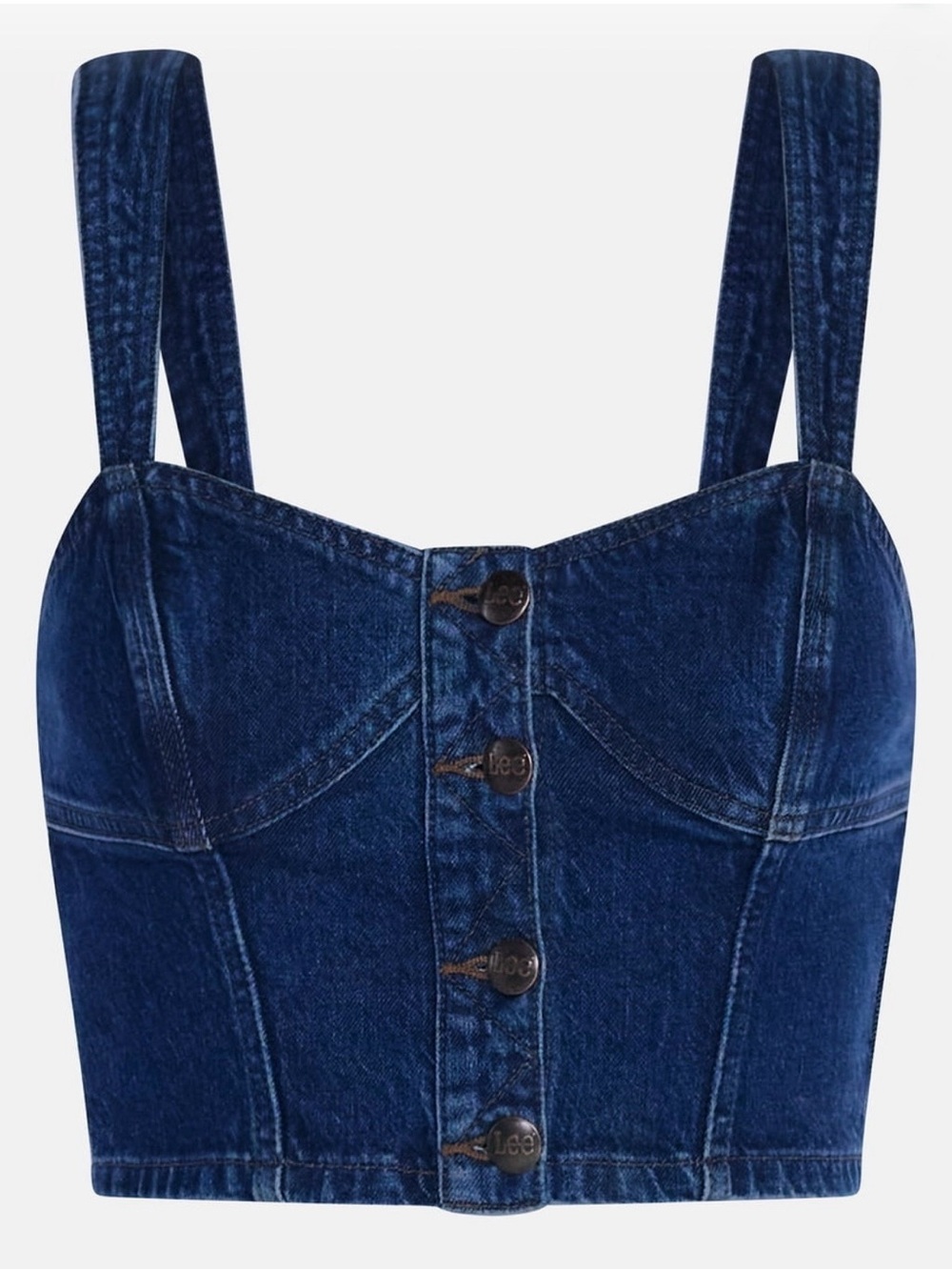 Lee x Kacey Musgraves Denim Bustier Top